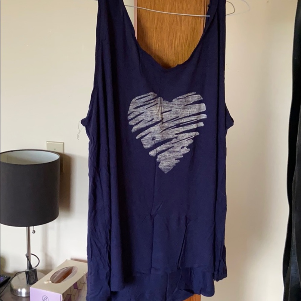 Tank top with heart